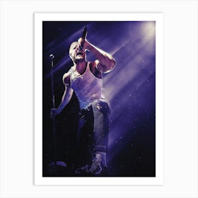 Superstars Dan Reynolds Imagine Dragons Concert Art Print