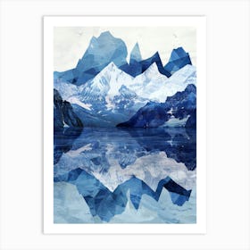 Blue Mountains Canvas Print Art Print