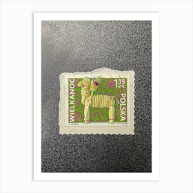 Postage Stamp 17 Art Print