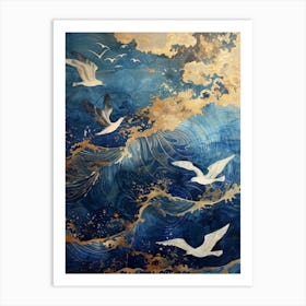 Seagulls 2 Art Print