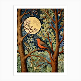 William Morris Bird In The Forest 1 Art Print