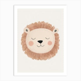 Lion, nursery wall art, kids room prints, playroom decor Art Print