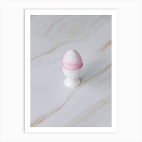 Pink Egg Art Print