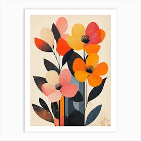 Flowers In A Vase 15 Art Print