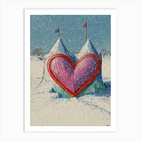 Valentine'S Castle 1 Art Print