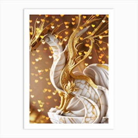 Golden Dragon 3 Art Print