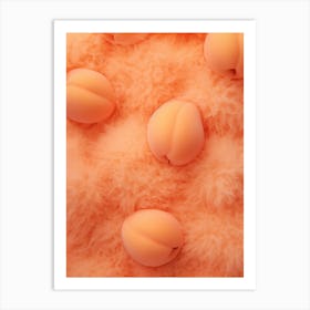 Fuzzy Peaches 2 Art Print