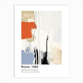 World Tour Exhibition, Abstract Art, Rome, 1960 3 Art Print