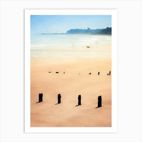 Across The Bay To Whitby Art Print