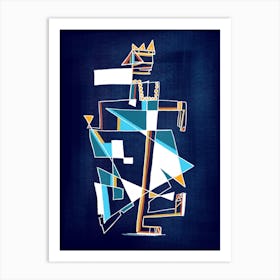 King Of Geometry Art Print