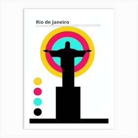 Rio De Janeiro bauhaus Art Print