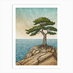 Pine Tree Art Print