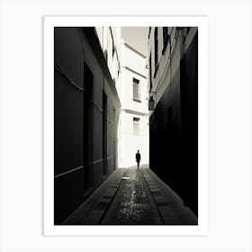 Seville, Spain, Spain, Black And White Photography 1 Art Print