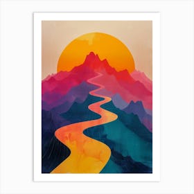 Road To The Sun Art Print