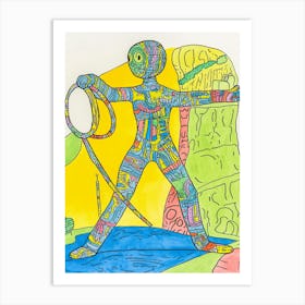 'Dancing Man' 1 Art Print