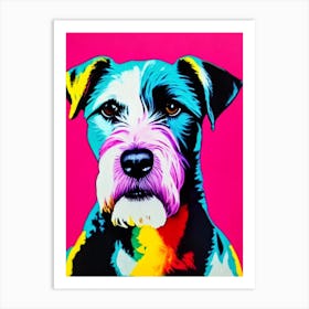 Pointer (German Wirehaired) Andy Warhol Style Dog Art Print