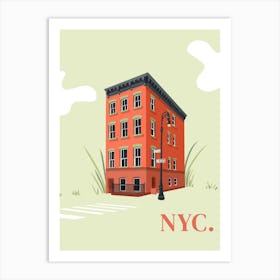 New York Building Art Print
