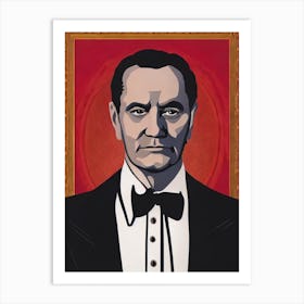 Fredric March Illustration Movies Art Print