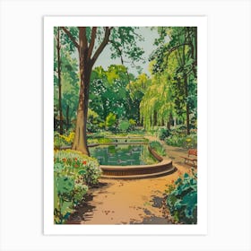 Belsize Park London Parks Garden 1 Painting Art Print