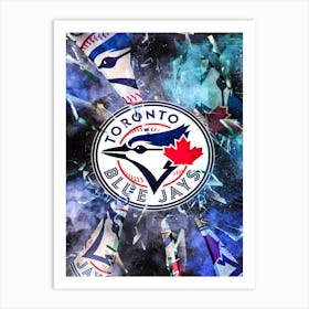 Toronto Blue Jays Baseball Poster Art Print