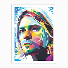 Kurt Cobain WPAP Art Print