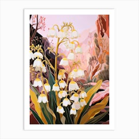Lily Of The Valley 4 Flower Painting Art Print