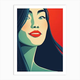 Portrait Of A Woman 464 Art Print