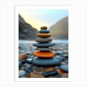 Pebbles Art Print