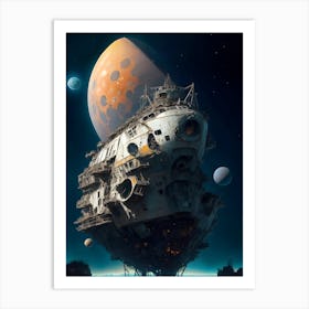 Spaceship 1 Art Print