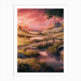 Landscape Painting Art Print