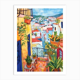 Tangier Morocco 2 Fauvist Painting Art Print