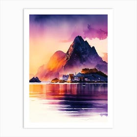 Lofoten Islands, Norway Sunset 2 Art Print