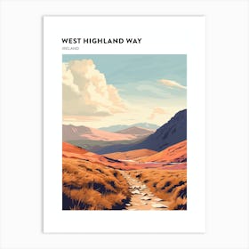 West Highland Way Ireland 1 Hiking Trail Landscape Poster Art Print