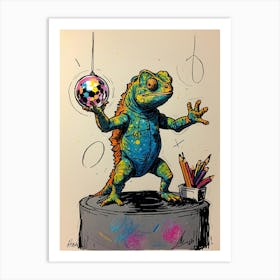 Chameleon Art Print