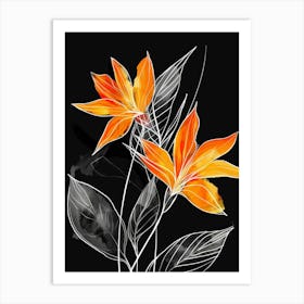 Bird Of Paradise 71 Art Print