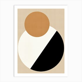 Bauhaus Reflections; Geometric Whispers Art Print