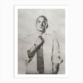 Eminem Drawing Art Print