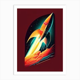 Plasma Vintage Sketch Space Art Print