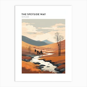 The Speyside Way Scotland 1 Hiking Trail Landscape Poster Art Print