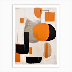 Abstract Orange Art Print