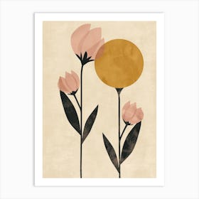 Adana Flower Market Boho Minimalist Style Art Print