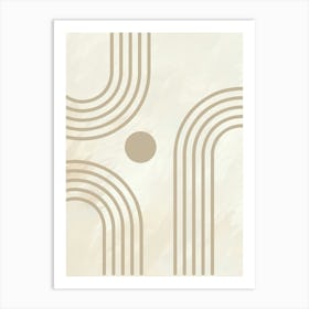 Arches Rainbow Neutral Art Print