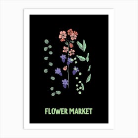 Flower Market 2 Art Print