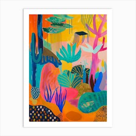 Cactus Garden Art Print