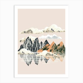 Mountains Ii Canvas Print 1 Art Print