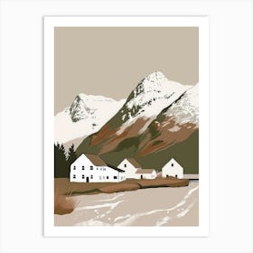 Scottish Village Art Print