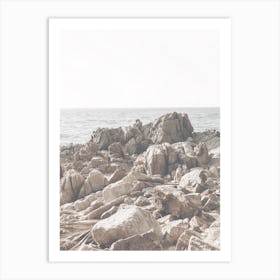 Rocky Beach Coast Art Print