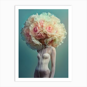 "Futuristic Pastels Headdress" Art Print