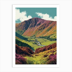 Valley In Bloom Art Print