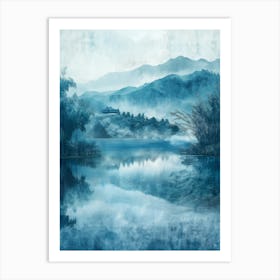 Chinese Landscape Painting 2 Art Print